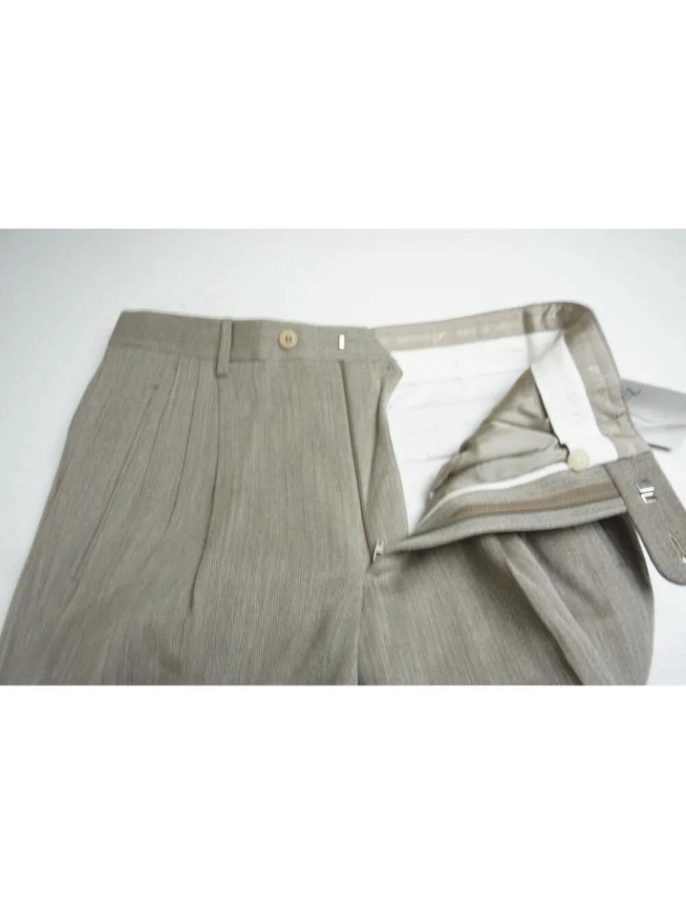 Zanella Touring Brown Woven 100% Wool Dress Pant 48R EU BRAND NEW